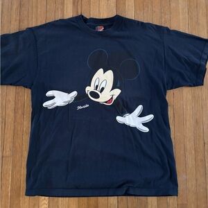 🔥 Vintage 90’s Mickey Mouse Florida T-Shirt Navy XL Disney Mickey Unlimited 🔥